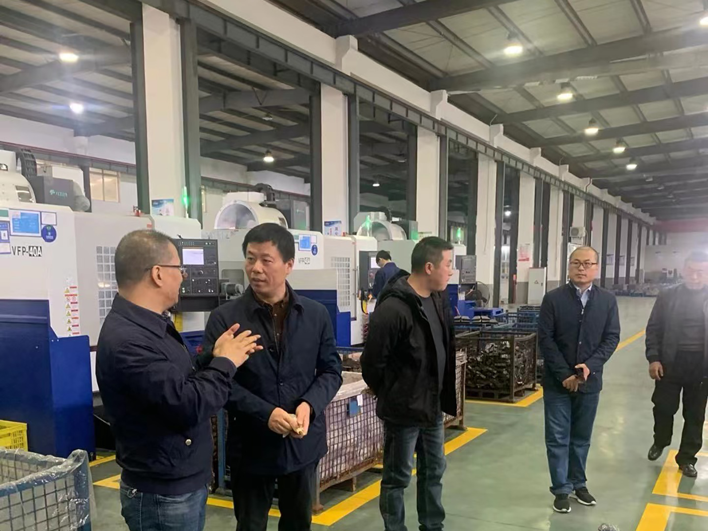  Xue Bai, general manager of Heli Co., Ltd., visited and inspected Longxing Casting(图1)